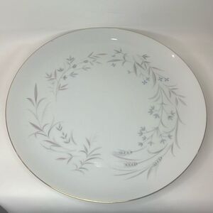 Wentworth Japan Fine China 10 1/4 In Round Plate Gold Trim Pink Blue Floral